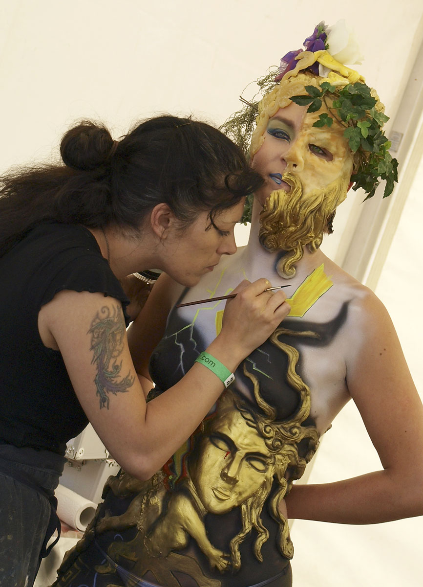 Bodypainting von Melanie Rodel - 2. Platz Special Effects