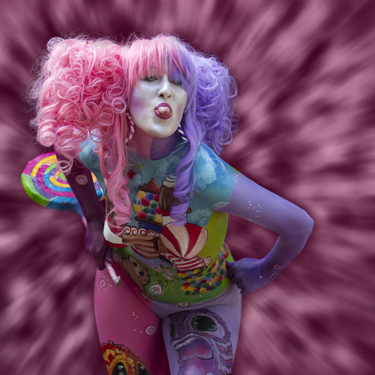 Bodypainting (brush & sponge) by Constanze Ryniak (GER)