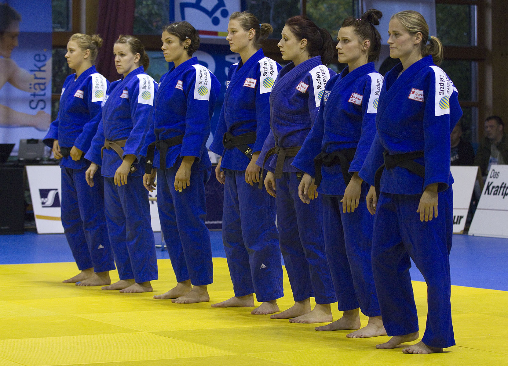 ... gegen Lisa - Marie - Heide - Svea - Maria - Susi & Sabine vom JC Leipzig