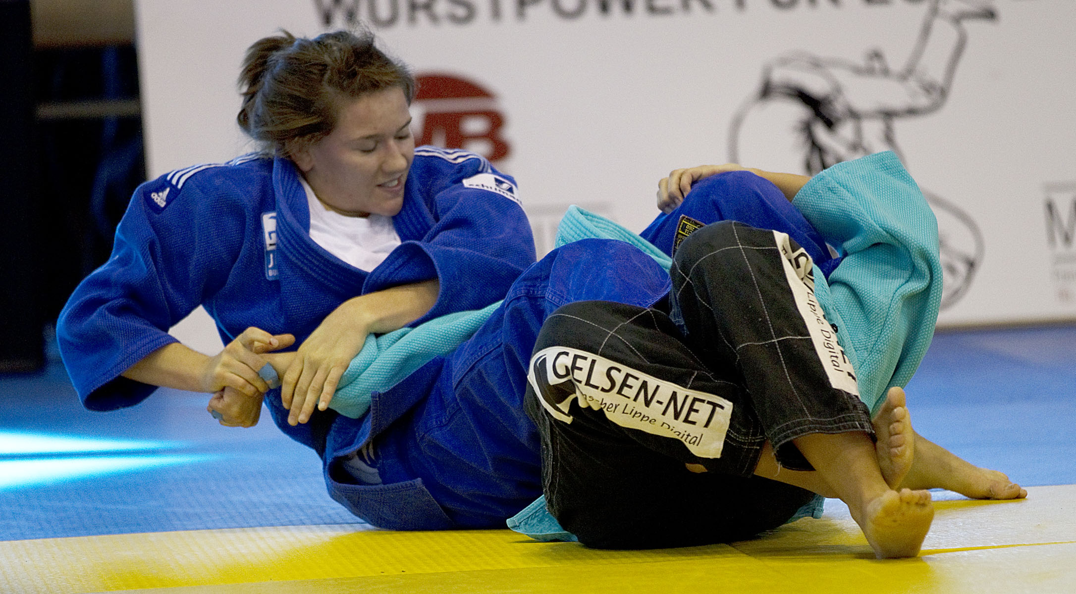 Kathrin Unterwurzacher (TSV Großhadern) vs Lisa Semmler (JC Bottrop)
