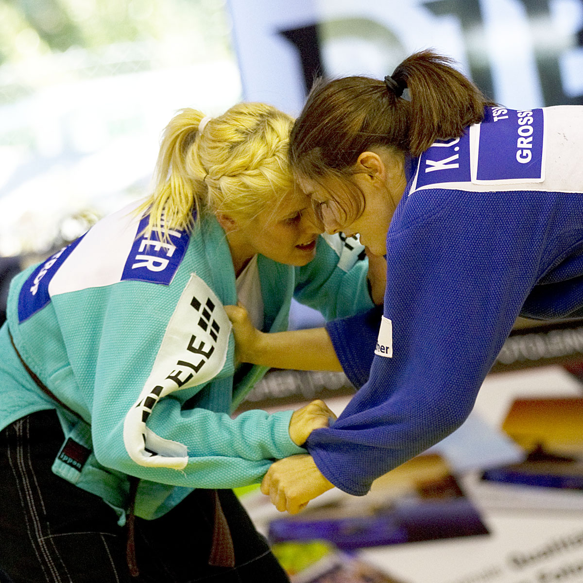 Kathrin Unterwurzacher (TSV Großhadern) vs Lisa Semmler (JC Bottrop)