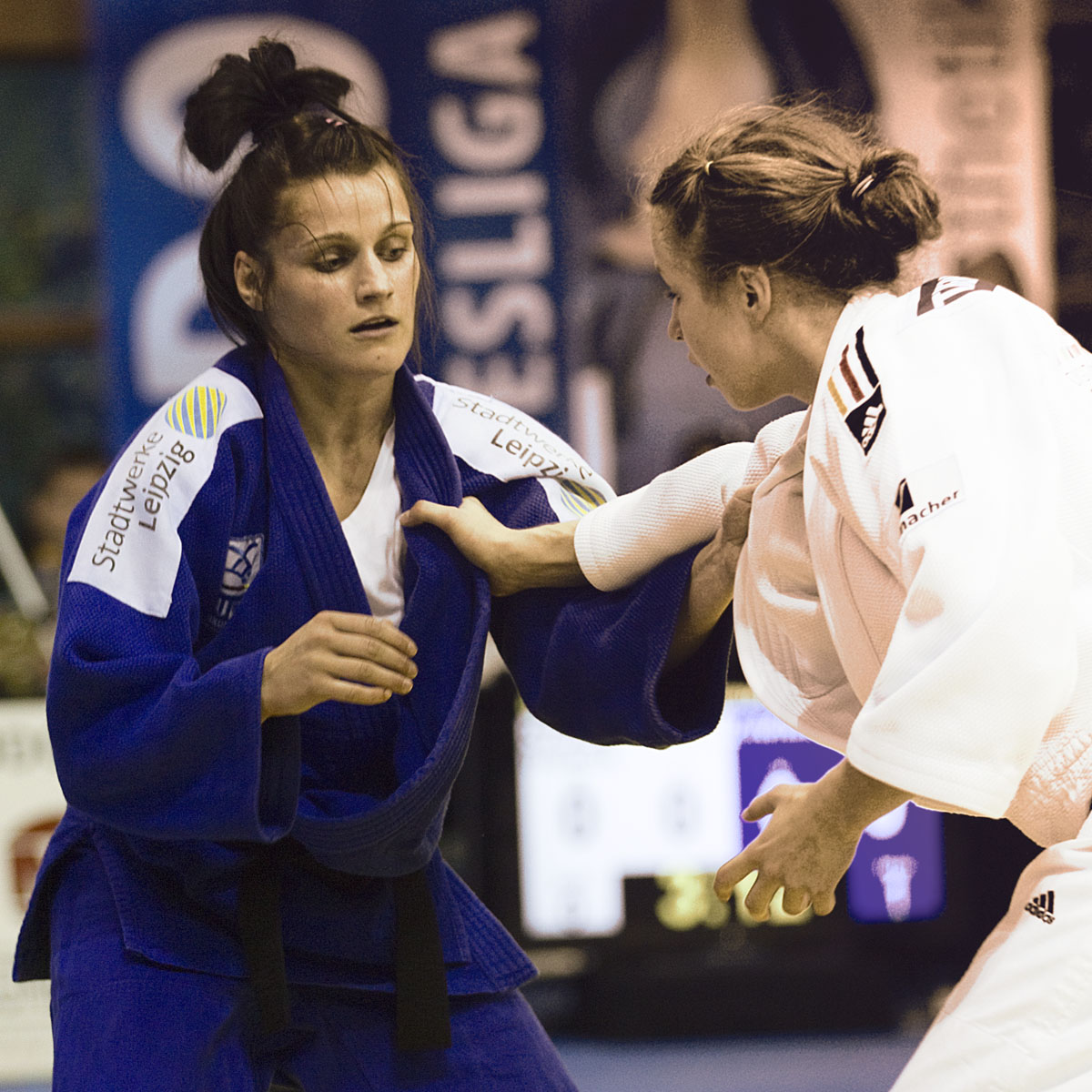Susi Zimmermann (JC Leipzig) vs Theresa Stoll (TSV Großhadern)