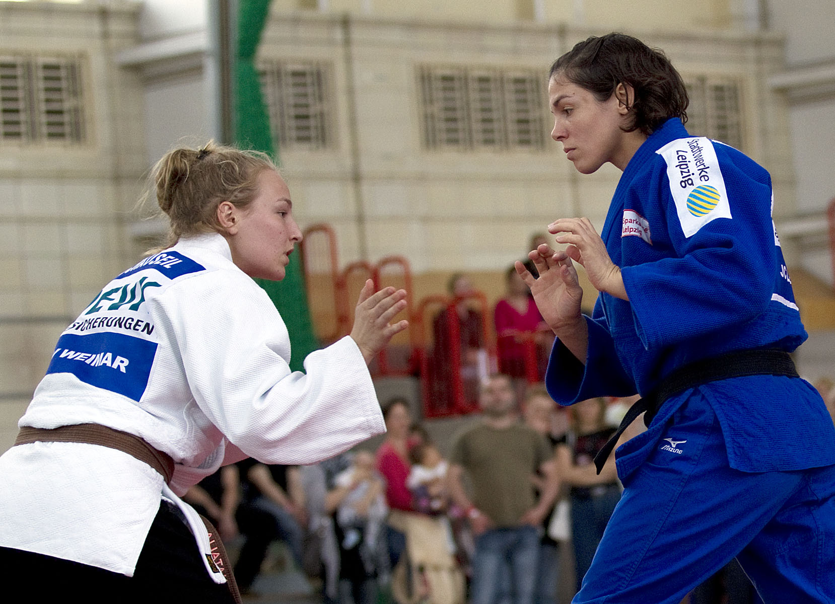 Heide Wollert (JC Leipzig) vs Natalia Schauseil (PSV Weimar)