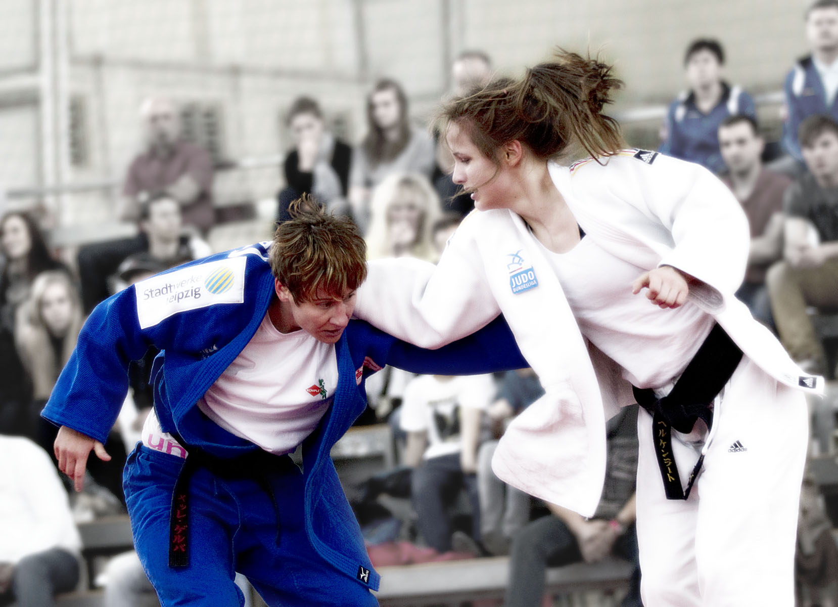 Melanie Gerber (JC Leipzig) vs Nadja Bazynski (JSV Speyer)