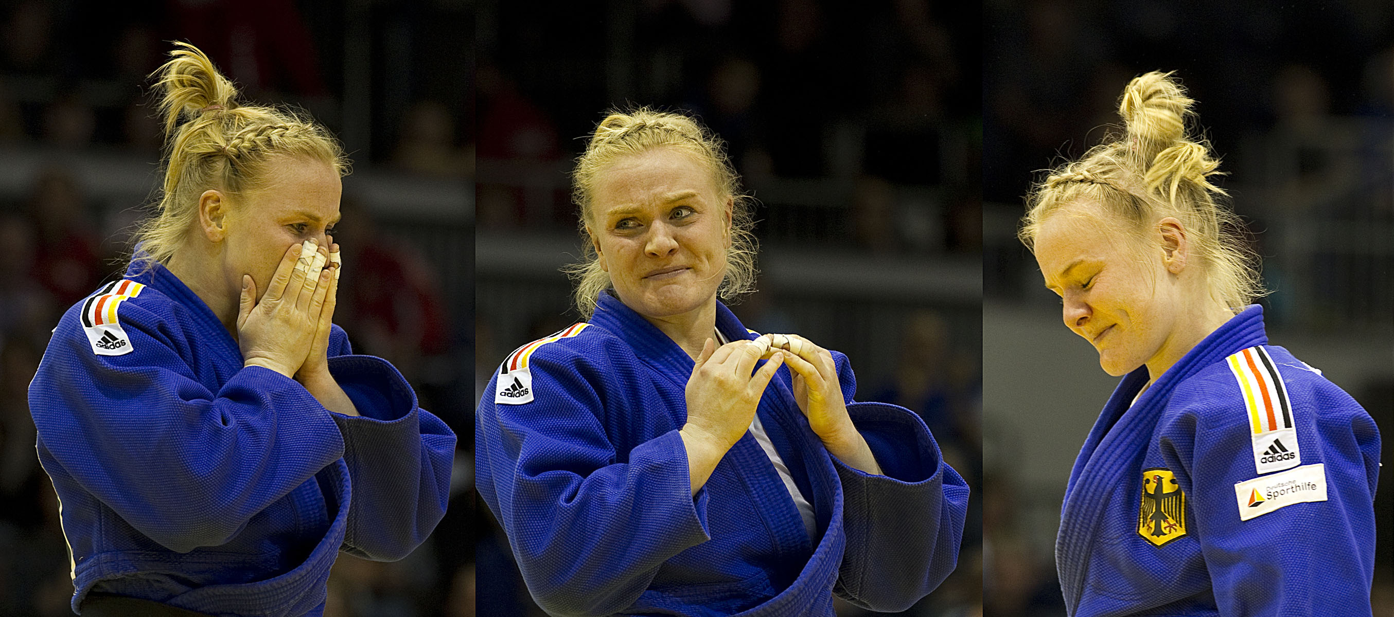 Luise Malzahn (GER)  hat in dieser Sekunde den Einzug ins Finale klar gemacht ...