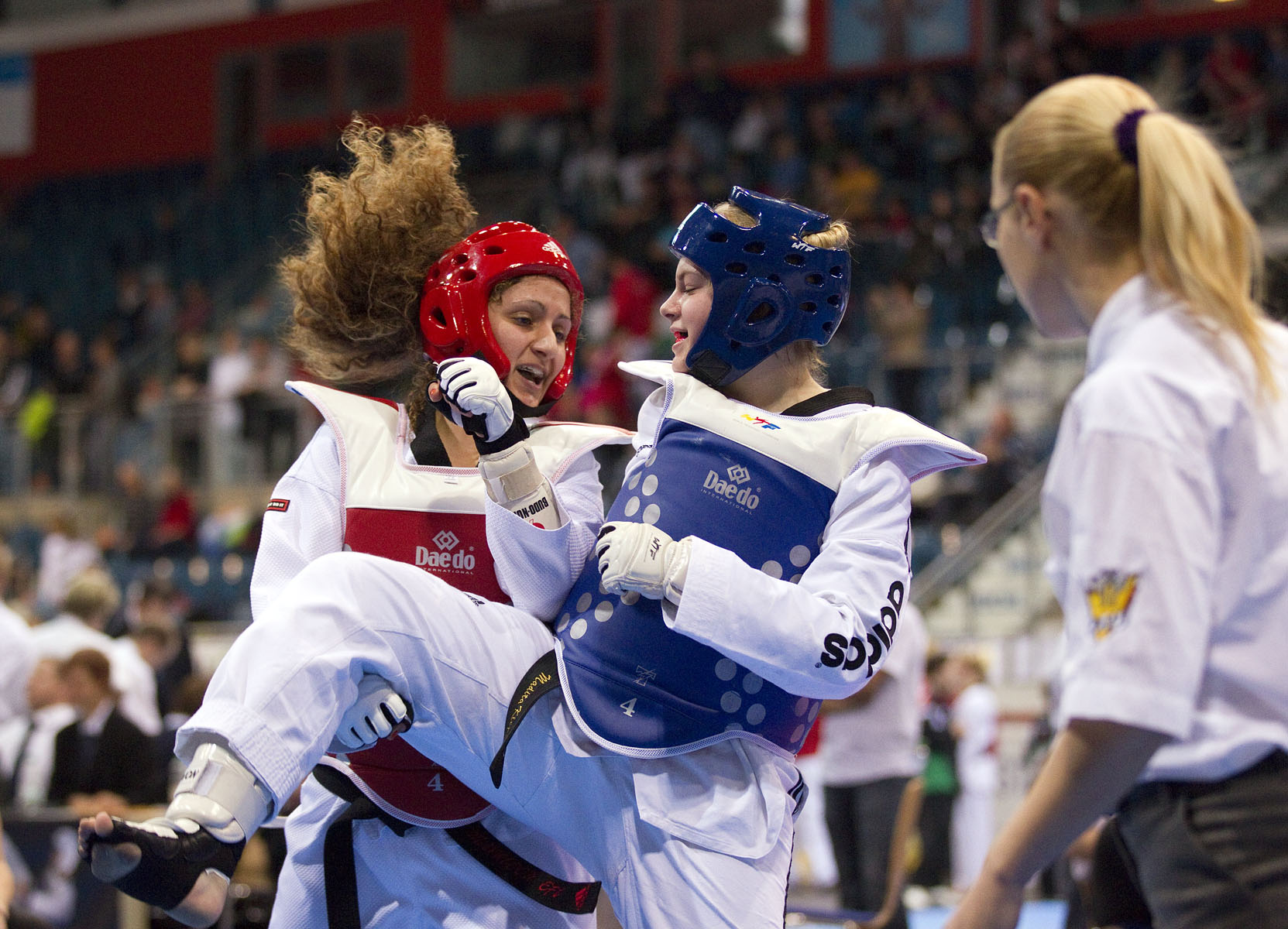 German Open Taekwondo 2012: Efstathia Mavridou (Budokwai Öhringen) vs Madita Sophie Kleppe (TKD Gemeinschaft Witten)