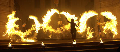 Firedancer - LUMINALE 2008 - Christuskirche Mainz