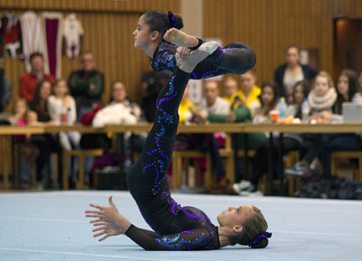 Thalia Berry & Samantha Sherwood (Boerne Gymnastics Center - USA)