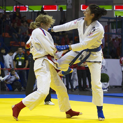 Alexandra Ivanova (RUS) (Goldmedaille Fighting Women -70kg) vs Laura Boco (ITA)