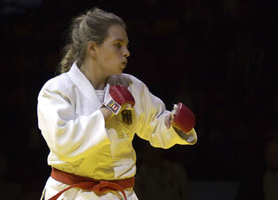 Romy Korn (GER) im Finale Fighting Women +70kg