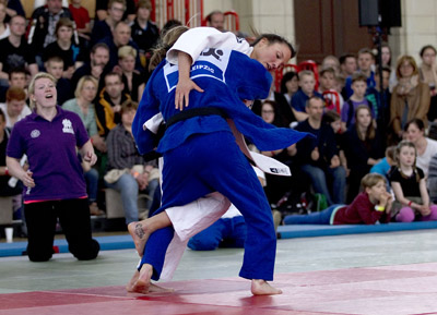 Sabine Goller (JC Leipzig) vs Barbara Maros (JSV Speyer)