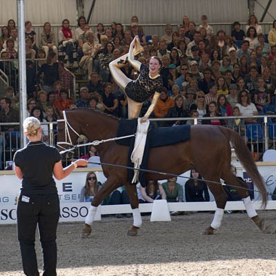 Veronique van Reeden (NED) auf Princ - Longe: Cynthia Danvers