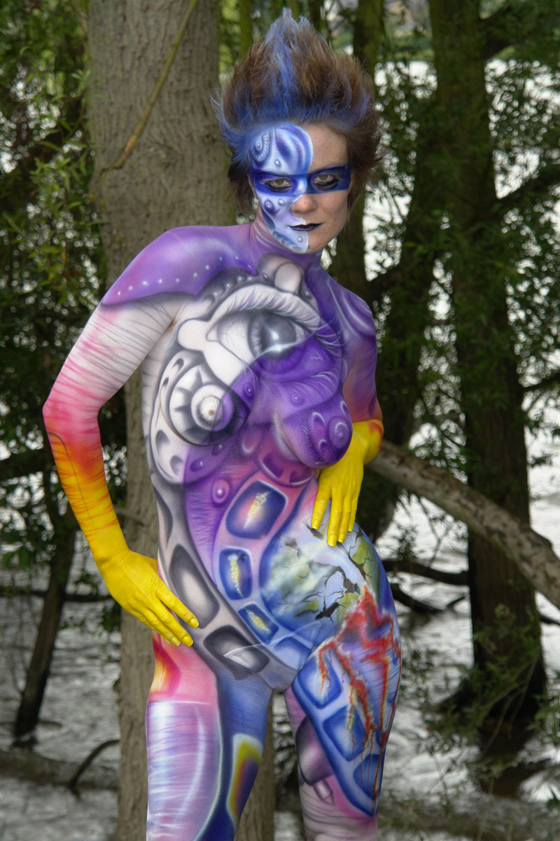 Michaela - 1. Platz Airbrush an Mel Badizadeh